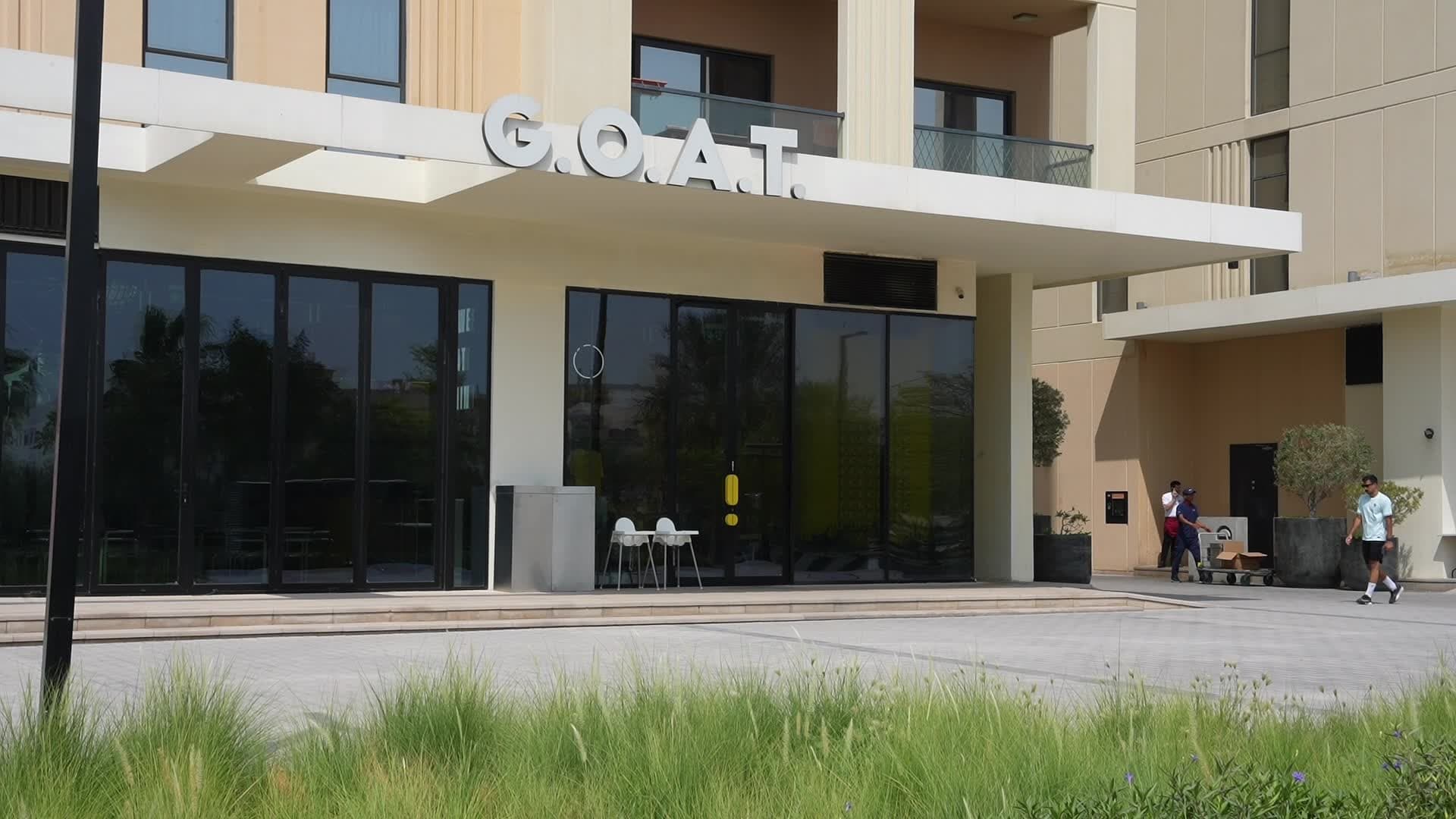 Inside a G.O.A.T. Burger restaurant